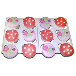 Flower Mushroom Cupcakes