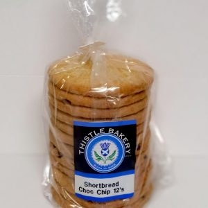 Choc Chip Shortbread Biscuits 12's